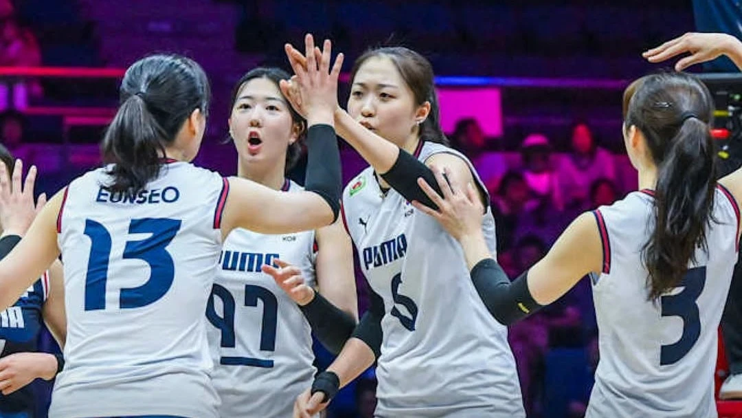 Set thua tai hại khiến bóng chuyền Hàn Quốc gặp khó tại AVC Continental