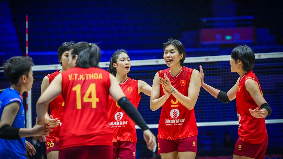 Tứ kết giải vô địch bóng chuyền nữ châu Á 2026: Việt Nam đối đầu Trung Quốc
