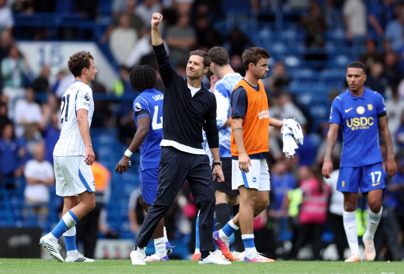 Chelsea của Xabi Alonso toàn thắng sau 2 lượt trận Ngoại hạng Anh (Ảnh: Independent)