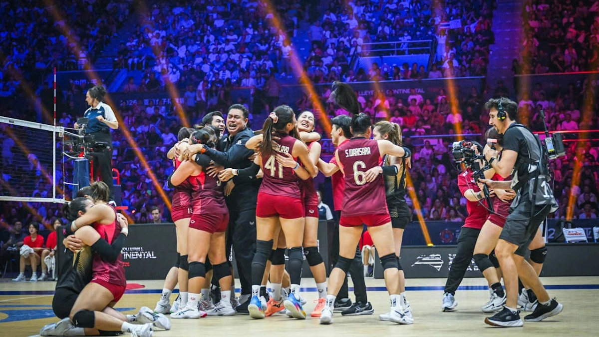 Bóng chuyền nữ Thái Lan ngược dòng hạ Trung Quốc, làm nên lịch sử với tấm vé Olympic 2028