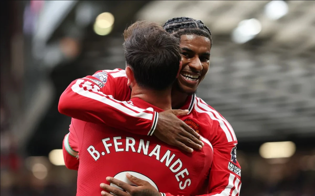 Rashford đá chính cho MU lần đầu tiên kể từ hai lần được cho mượn (Ảnh: Getty Images)