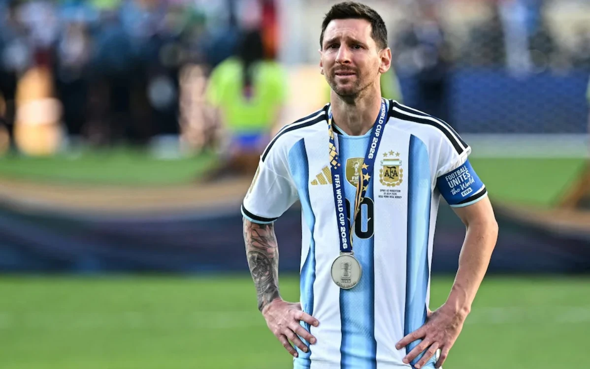 Messi tỏ ra khác biệt so với các đồng đội Argentina sau trận chung kết World Cup 2026 (Ảnh: Getty Images)