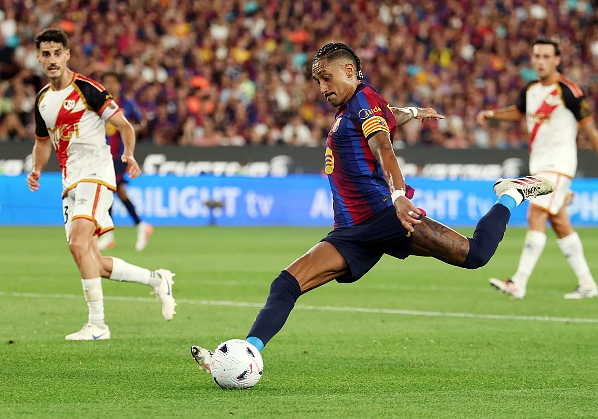 Raphinha đã ghi 5 bàn thắng tại La Liga sau 3 trận đầu tiên (Ảnh: Sport)