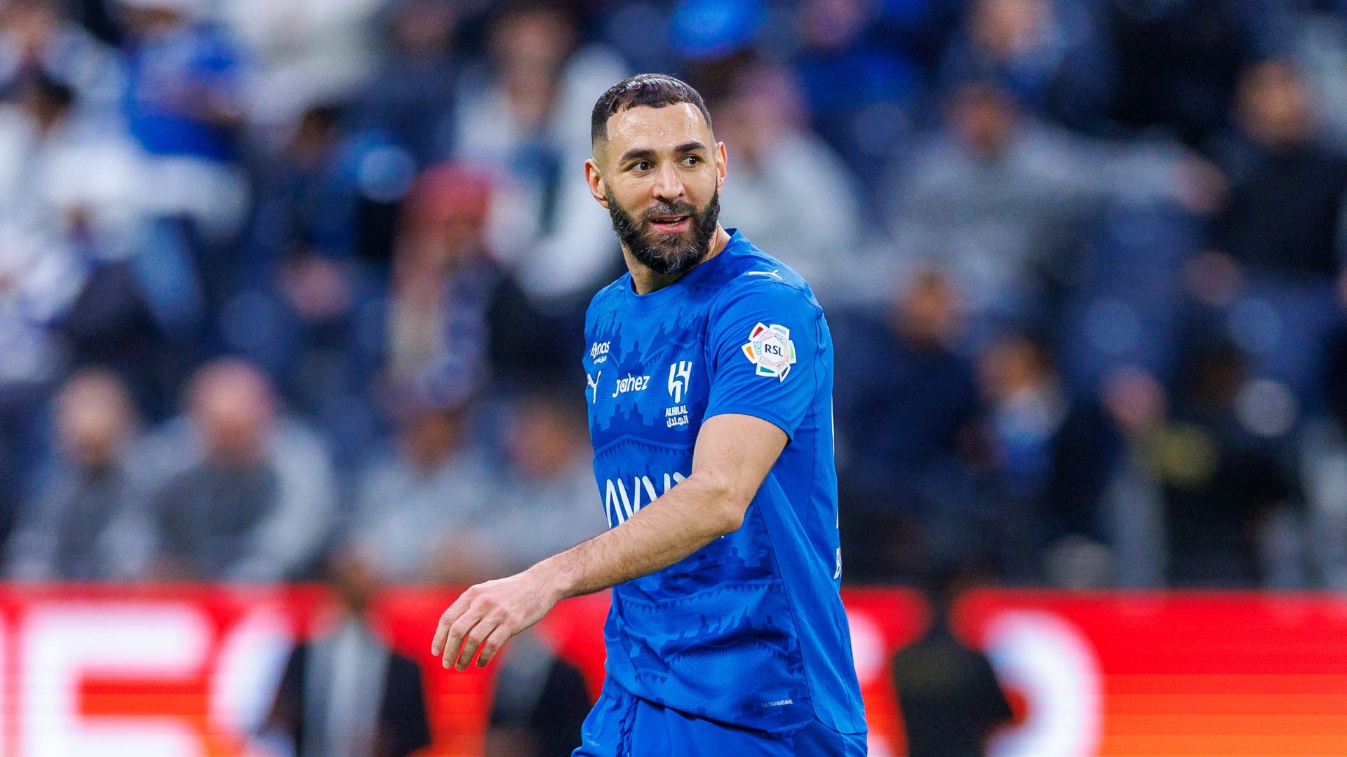 Benzema hiện không có CLB sau khi rời Al Hilal (Ảnh: Bein Sports)