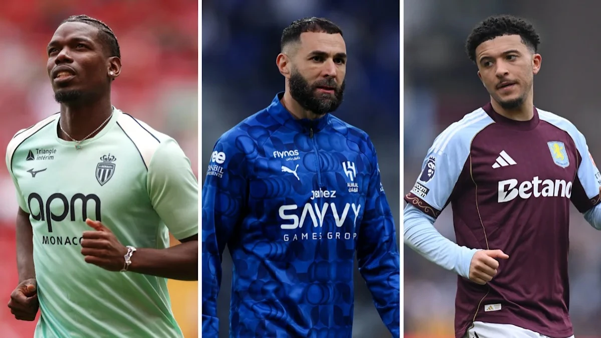 Đội hình "thất nghiệp" gồm Benzema và Sancho có giá trị hơn 1 tỷ bảng