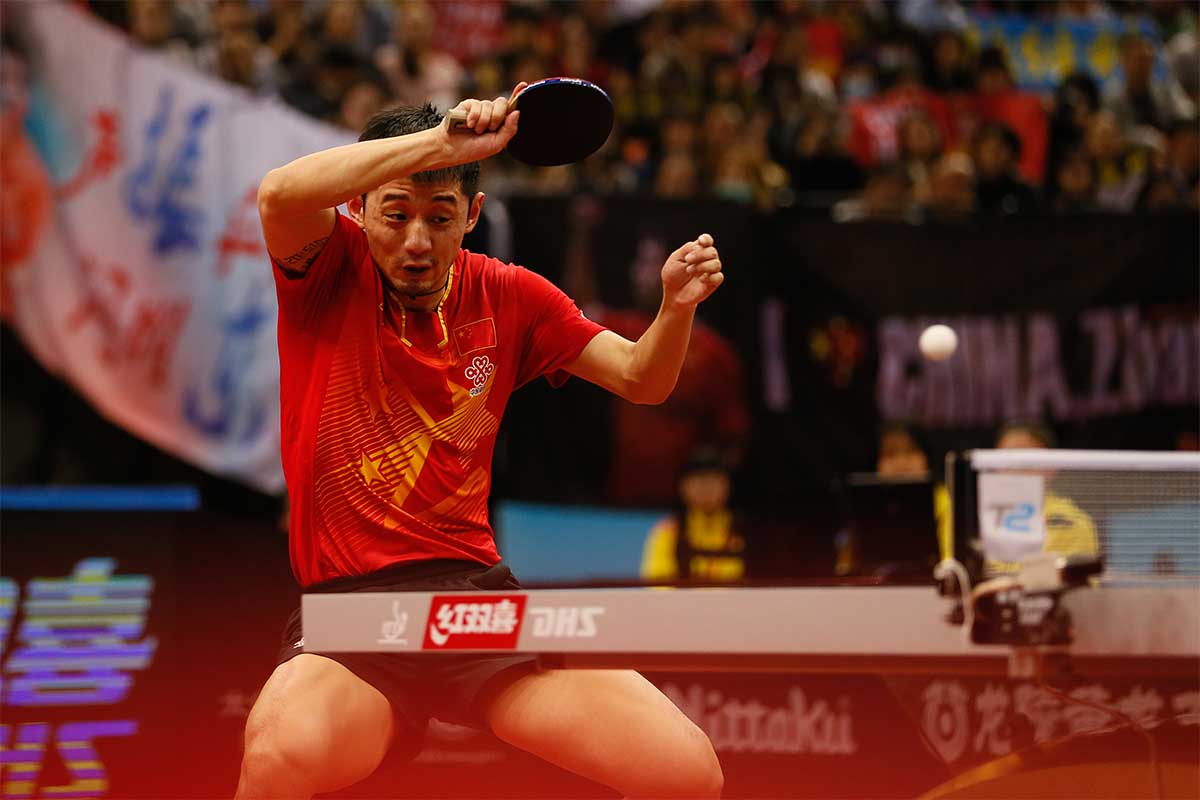 Zhang Jike từng làm rung chuyển bóng bàn thế giới bằng tốc độ, sức mạnh và bản lĩnh của một tay vợt sinh ra cho những trận đấu lớn (Ảnh: Baidu)