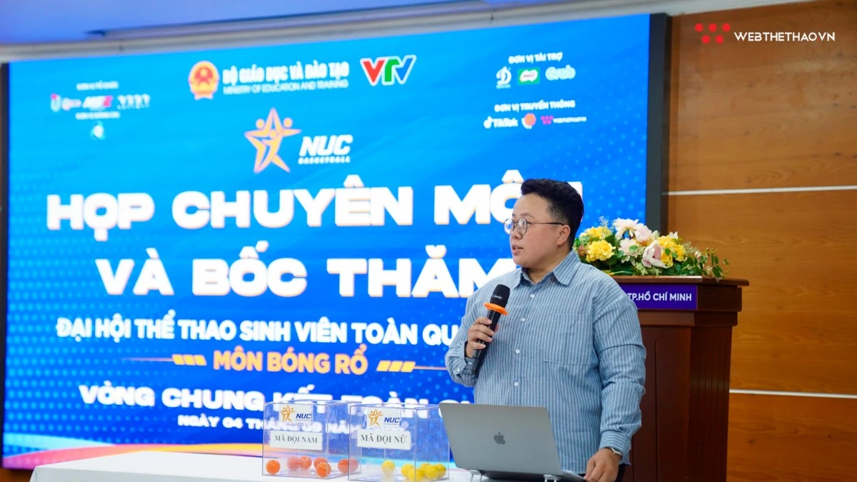 Kết quả chia bảng Chung kết toàn quốc NUC Basketball 2026: Bảng tử thần xuất hiện
