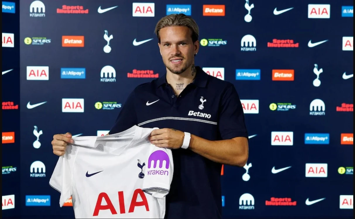 Chelsea đưa điều khoản mua đứt trị giá 75 triệu bảng vào hợp đồng cho mượn Mudryk với Tottenham (Ảnh: Tottenham Hotspur)