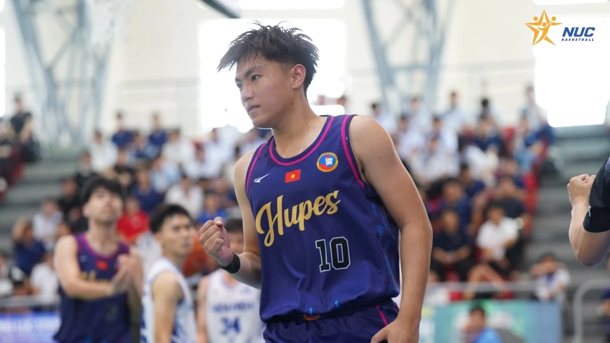 Trường ĐH Sư phạm TDTT HN ngược dòng ngoạn mục, hạ gục chủ nhà CKTQ NUC Basketball 2026
