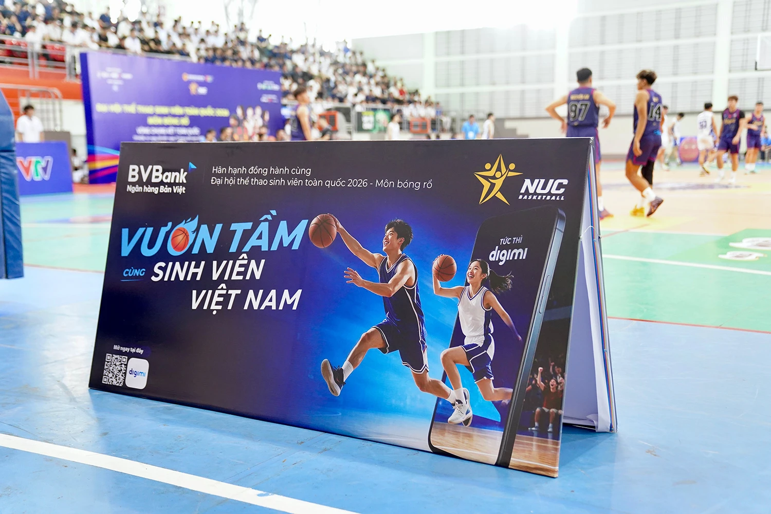Đây cũng là năm thứ 5 liên tiếp BVBank đồng hành cùng NUC – từ mùa giải đầu tiên năm 2022 đến cột mốc năm 2026, khi bóng rổ trở thành môn thi đấu chính thức tại Đại hội Thể thao Sinh viên toàn quốc.