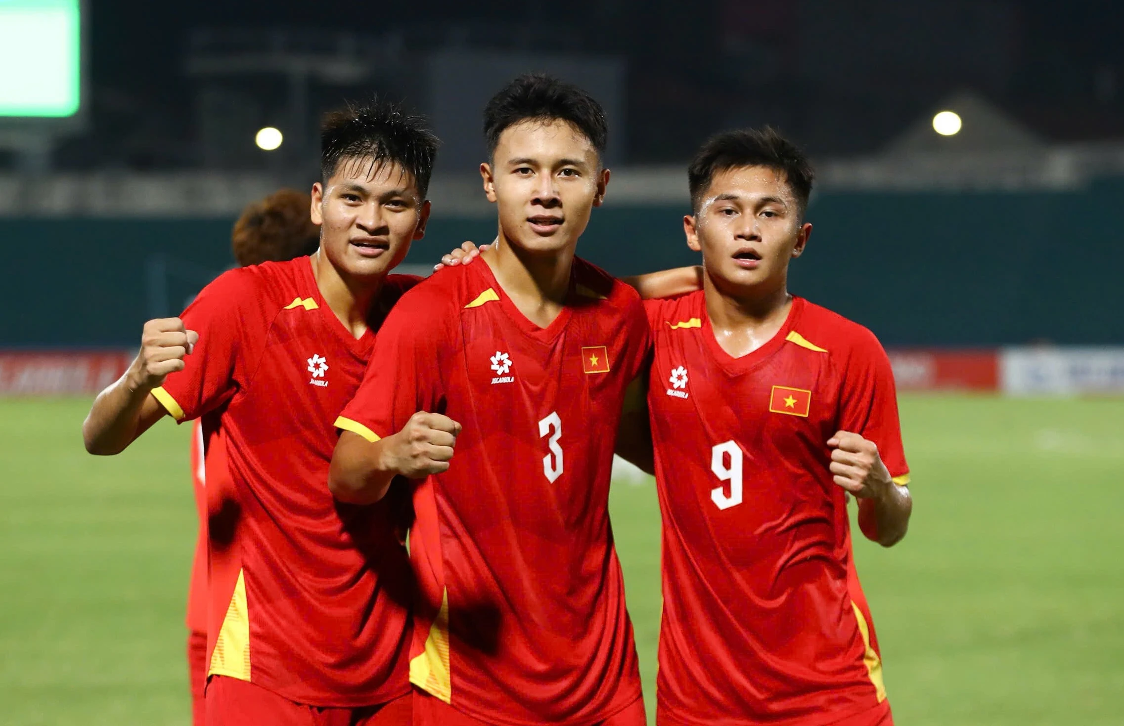 U20 Việt Nam vượt lên dẫn trước nhưng thua ngược Iran Ảnh: VFF