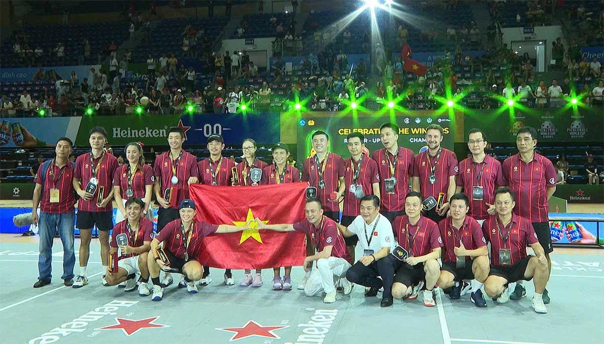 Việt Nam giành HCB nội dung Open tại Pickleball World Cup 2026 (Ảnh: Facebook)