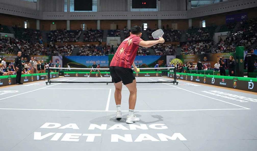 Lý Hoàng Nam đứng trước thử thách bốn trận chung kết trong ngày cuối Pickleball World Cup 2026 (Ảnh: Pickleball World Cup)